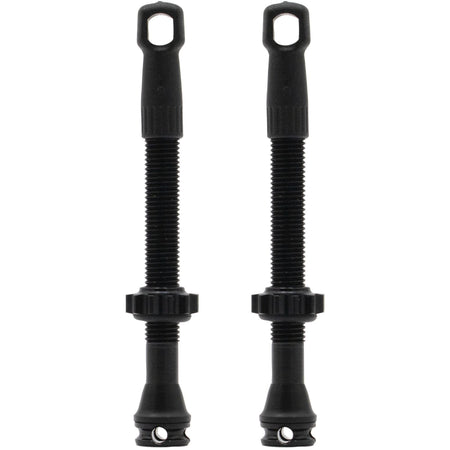 Nutrak tubeless valves 72mm in a pair, featuring a vented base for optimal performance and easier installation.