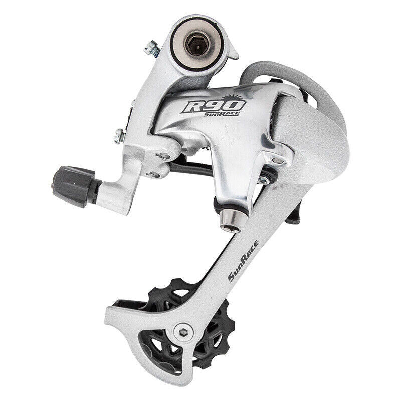 Sunrace R91 9 Speed Rear Derailleur Long Cage In Silver