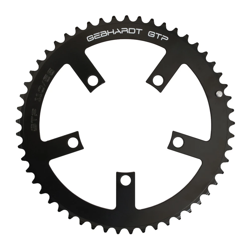 Gebhardt  1/8” 110 BCD 5-Arm Chainring In Black
