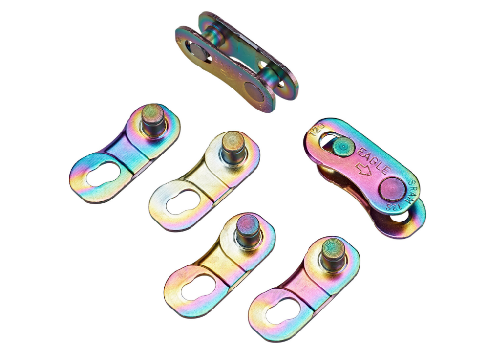 Sram Eagle Powerlock Chain Connector 12 Speed For 4 Chains - Rainbow