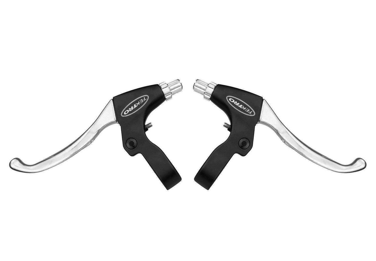 Tektro CL330 TS V-Brake 22.2mm Grip Shift Levers In Silver/Black