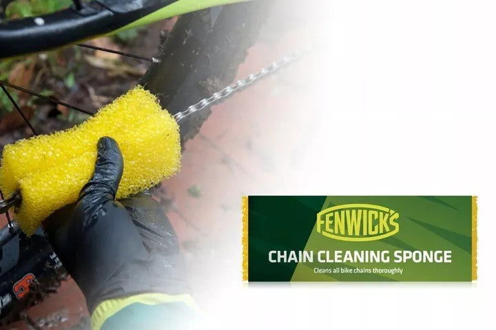 Fenwick's Bicycle Chain Cleaning Sponge Simple Yet Very Effective