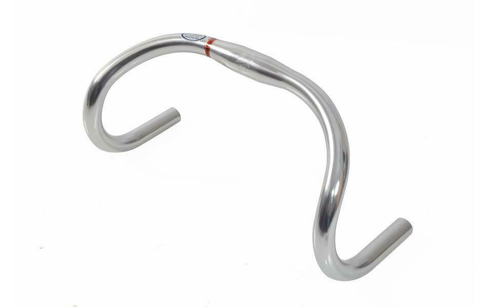 Nitto B123AA CR-MO Track Handlebars | 25.4mm Clamp | Silver