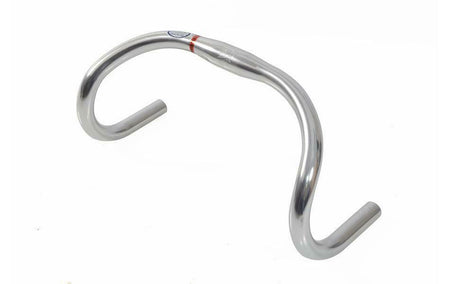 Nitto B123AA CR-MO Track Handlebars | 25.4mm Clamp | Silver