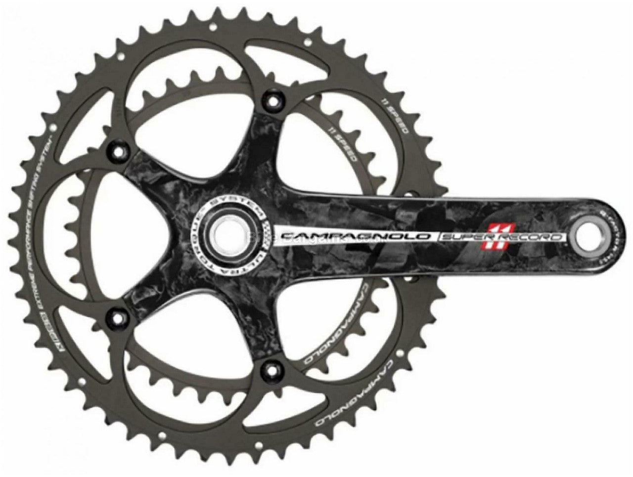 Campagnolo FC11/12-SR Super Record 2011/14 Ultra Torque 11 Speed Chainset Steel Axle