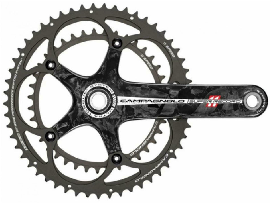 Campagnolo FC11/12-SR Super Record 2011/14 Ultra Torque 11 Speed Chainset Steel Axle
