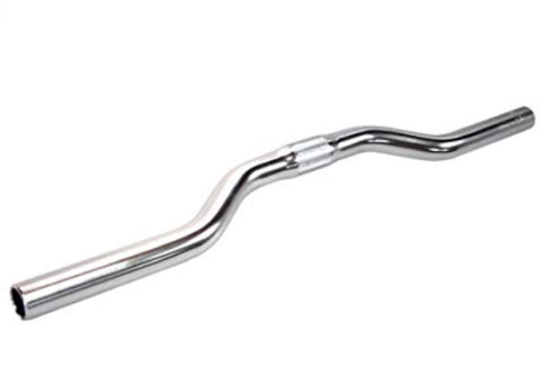 Nitto B201AA Riser Handlebars | 25.4mm Clamp | 500mm Width | Silver