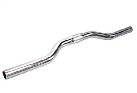 Nitto B201AA Riser Handlebars | 25.4mm Clamp | 500mm Width | Silver