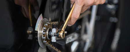 Runwell Aqualia Steel Spanner Wrench In Gold 170mm Long For 15mm Hub Nuts