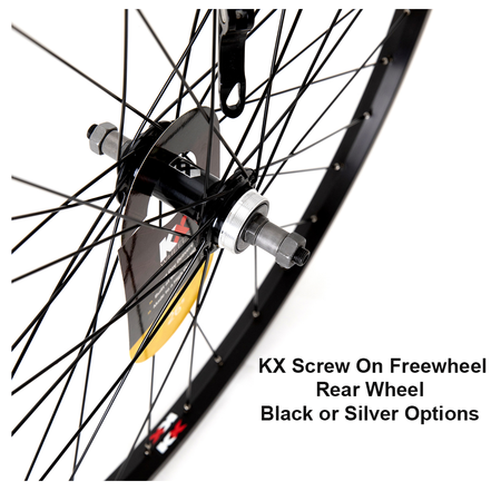 KX MTB 26" Doublewall Q/R Rim Brake Wheel Black Or Silver