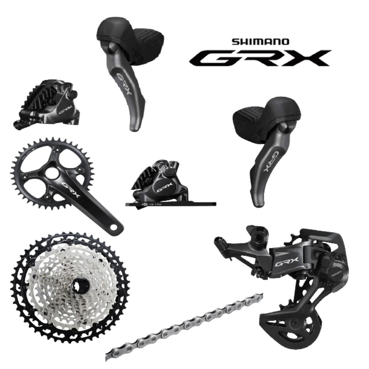 Shimano GRX RX820 1 x 12 Speed Wide Ratio Gravel Groupset