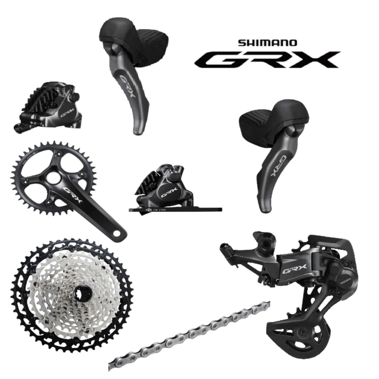 Shimano GRX RX820 1 x 12 Speed Wide Ratio Gravel Groupset
