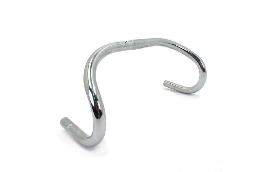 Nitto B123AA CR-MO Track Handlebars | 25.4mm Clamp | Silver