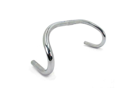 Nitto B123AA CR-MO Track Handlebars | 25.4mm Clamp | Silver