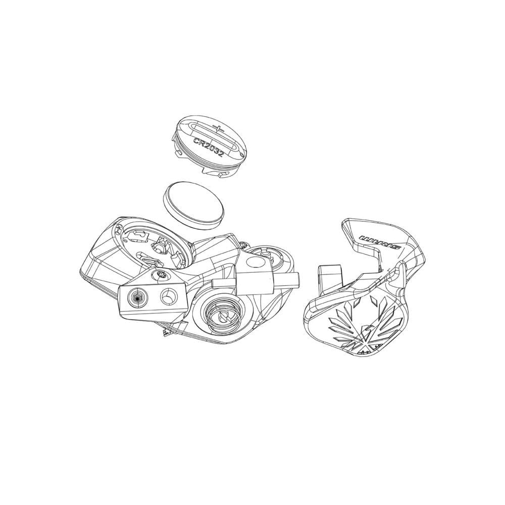 Sram Ec Axs Replacement Pod Rocker Hmi Paddle Upgrade (Including Pin, Screws, Panel) Right Hand