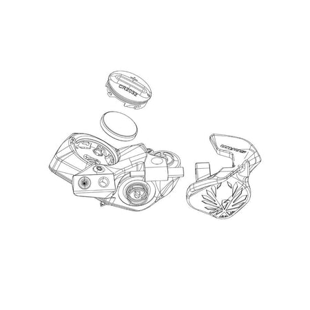 Sram Ec Axs Replacement Pod Rocker Hmi Paddle Upgrade (Including Pin, Screws, Panel) Right Hand