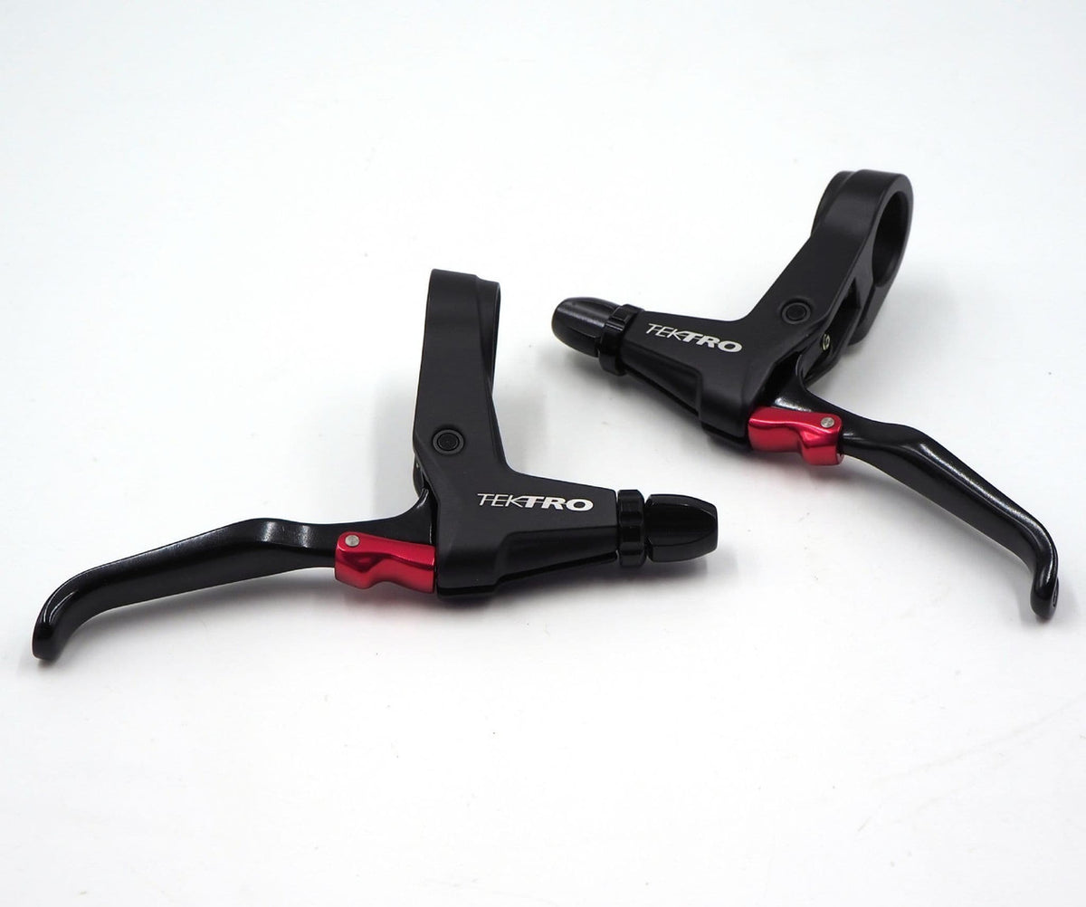 Tektro FL740 Calliper/Canti Brake Levers For Flat Bar Rapid Fire Shifters In Black Or Silver