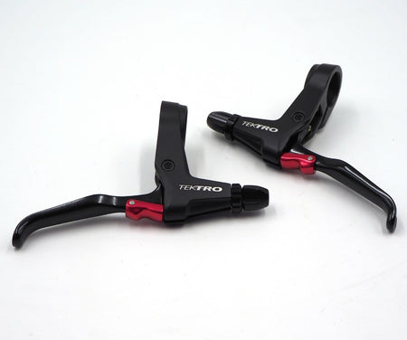 Tektro FL740 Calliper/Canti Brake Levers For Flat Bar Rapid Fire Shifters In Black Or Silver