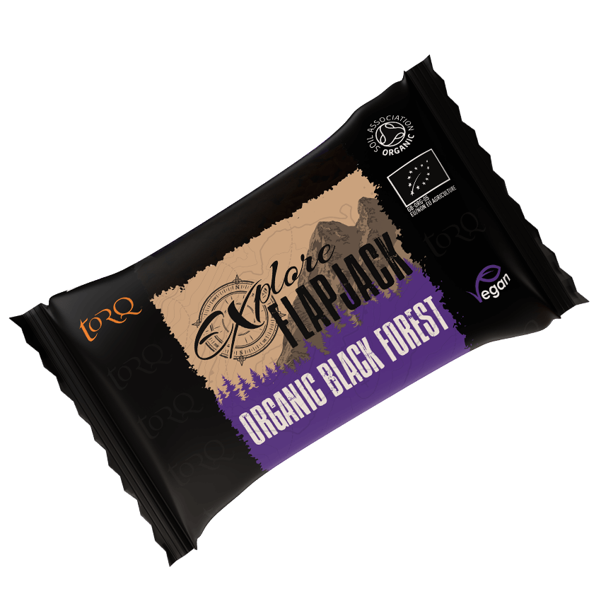 *NEW* TORQ Explore Flapjack Organic Black ForestBox of 20 x 65g Bars