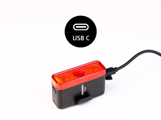 Ravemen TR500 LED USB Rechargeable Rear Light - Built-in Motion Sensor for Brake Detection