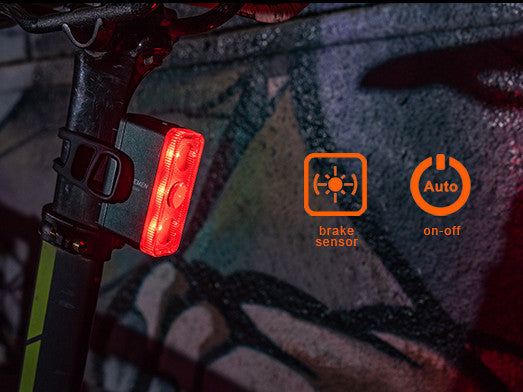 Ravemen TR500 LED USB Rechargeable Rear Light - Built-in Motion Sensor for Brake Detection
