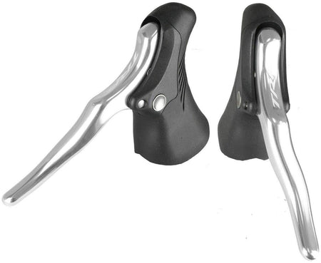TRP RRL TT Aero Brake Levers Pair For Drop Bars 23.8-24.2mm - Silver