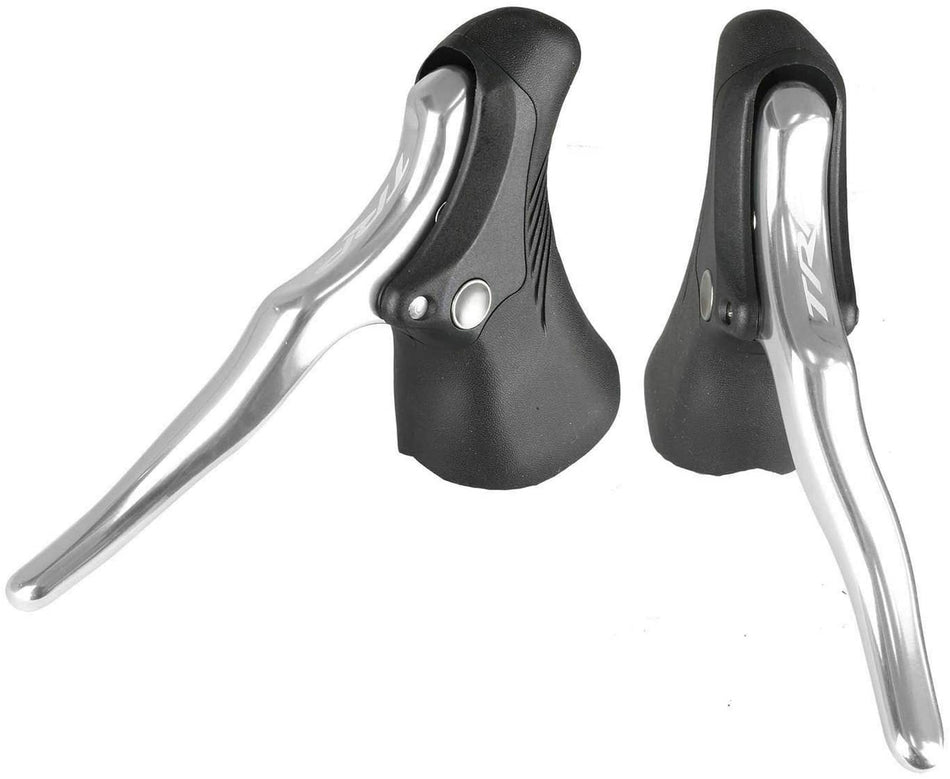 TRP RRL TT Aero Brake Levers Pair For Drop Bars 23.8-24.2mm - Silver