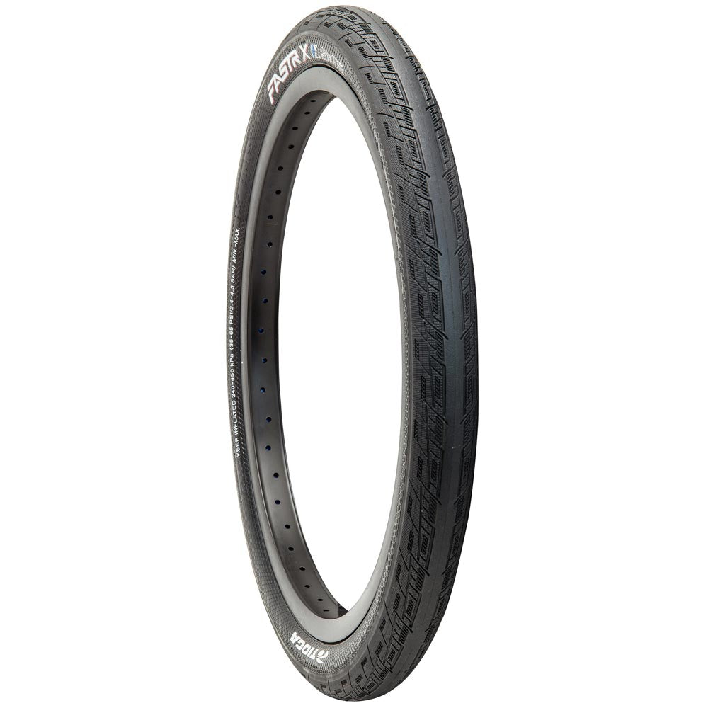Tioga Fastr-X S-Spec Folding BMX race tyre showcasing modern design and versatile performance for BMX racing.