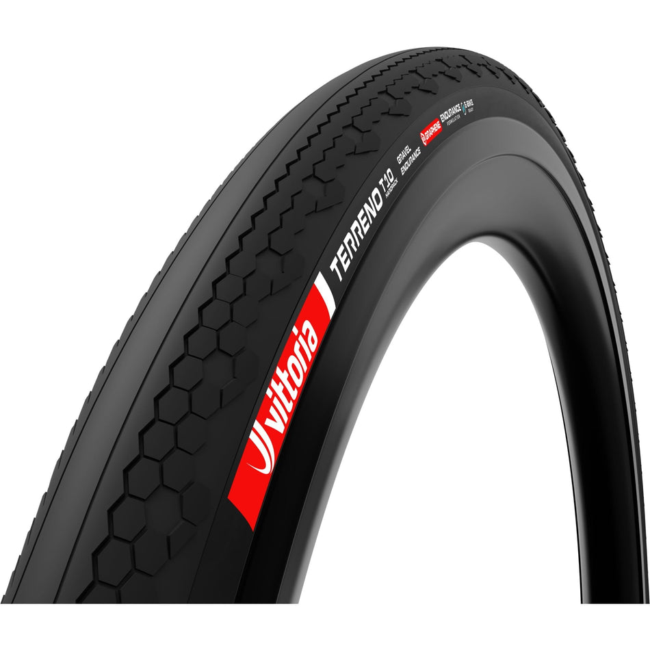 Vittoria Terreno T10 Hardpack Gravel Cyclocross Sport Rigid Tyre Full Black