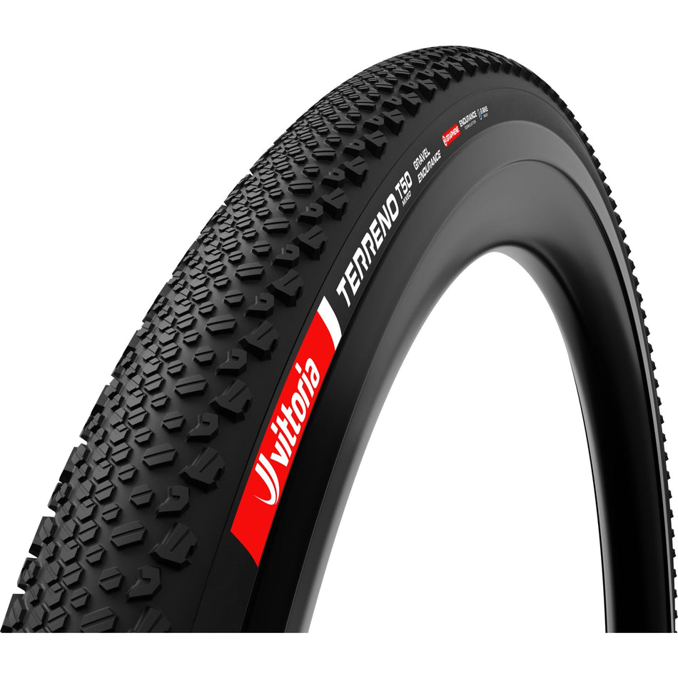 Vittoria Terreno T50 Mixed Gravel Cyclocross Sport Rigid Full Black Tyre 700x40c