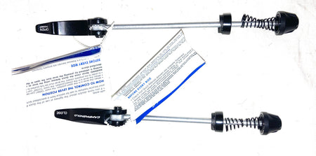 Campagnolo QR8-40BFR Quick Release Skewers Front And Rear In Black