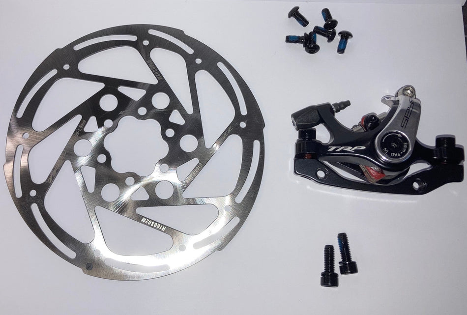 Tektro TRP Spyre Road Front Post Mount Disc Brake Calliper and Rotor 160mm