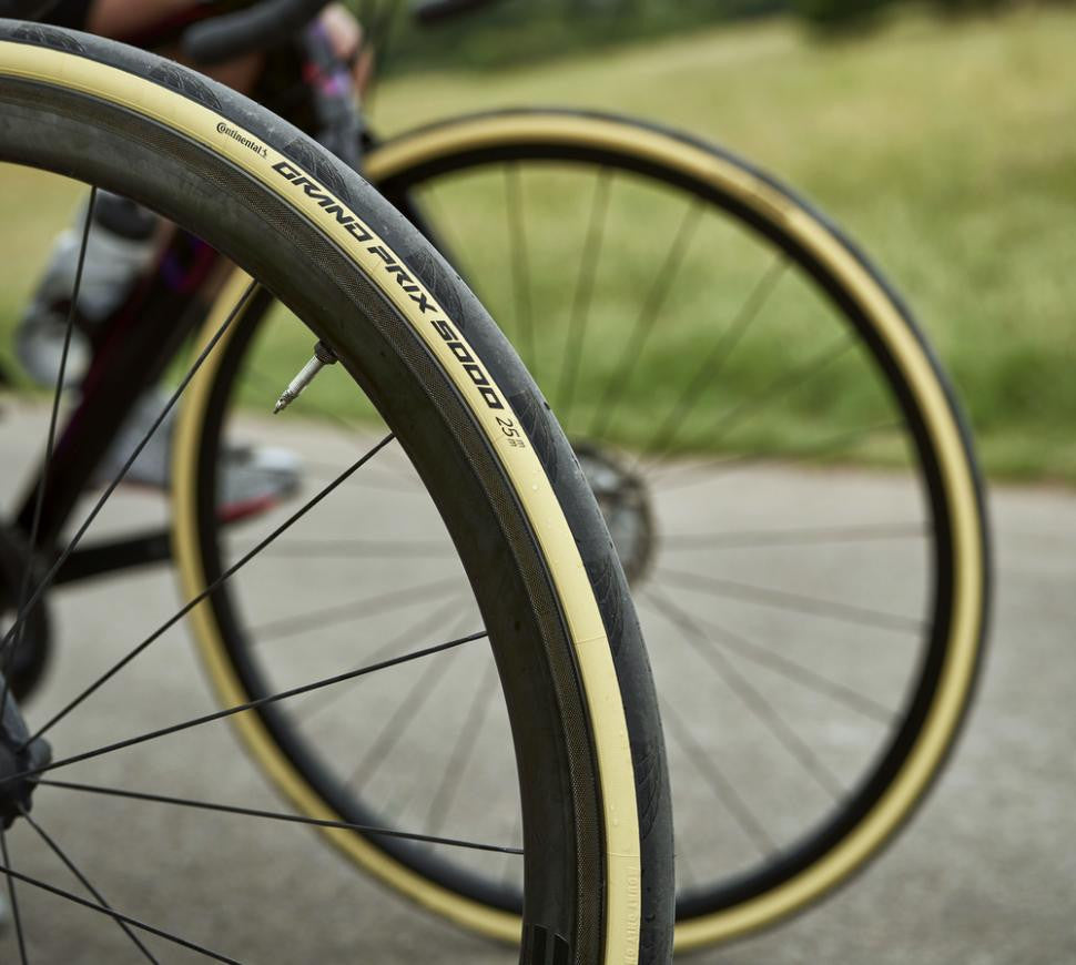Continental GRANDPRIX5000 700×25C GP5000 Continental GP5000 Clincher Folding Tyre 700 x 28c Black/Cream New