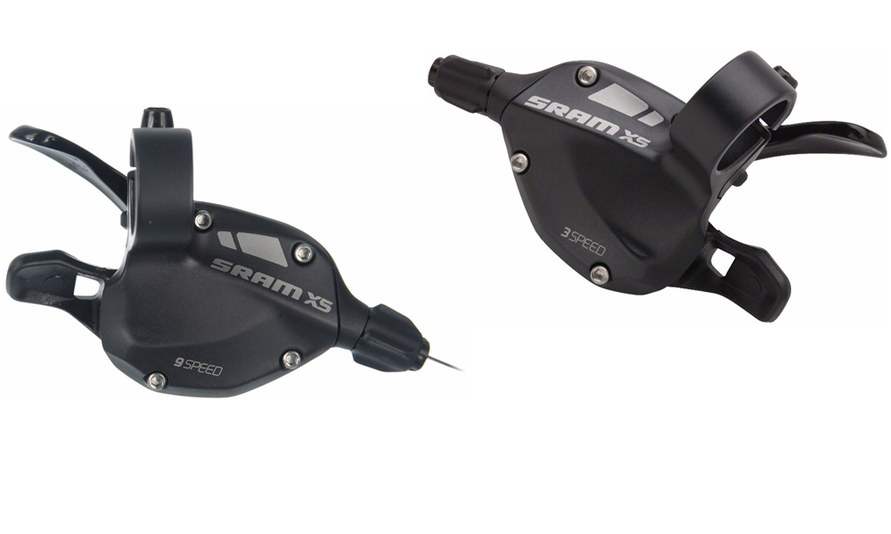 Sram X5 MTB Trigger Shifter Set - Front and Rear - 3 x 9 Speed