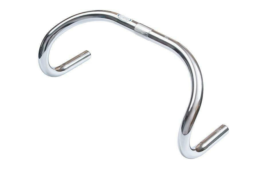 Nitto B123AA CR-MO Track Handlebars | 25.4mm Clamp | Silver